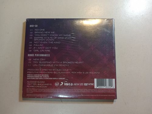 Alicia Keys / Vh1 Story Tellers Cd + Dvd / Ind Arg A001 Estándar