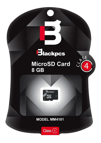 Blackpcs Memoria Micro Sd 8gb Blackpcs Cl4 Sin Adaptador