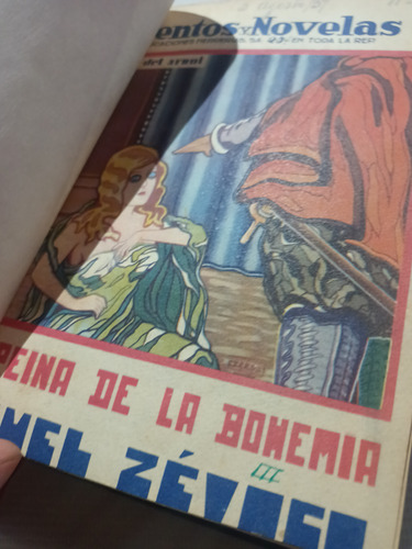 Revista Cuentos Y Novelas 4 Números Empastados Año 1939