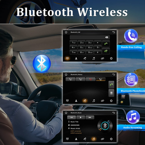 Android 11.0 - Radio Estéreo De Coche Con Carplay Inalámb.
