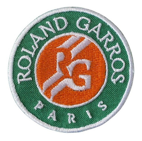Parche Bordado Tenis Roland Garros - Paris - 10 Cm