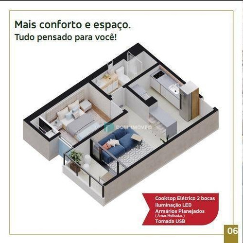 Imagem 8 de 10 de Apartamento À Venda, 38 M² Por R$ 214.900,00 - São Pedro - Juiz De Fora/mg - Ap1079