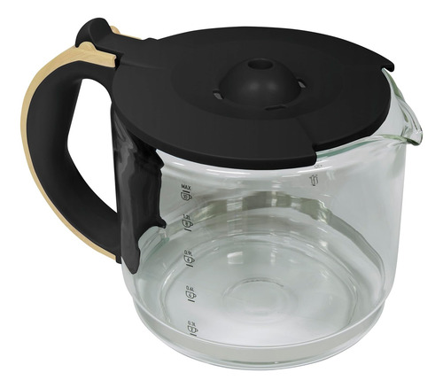Recambio De Jarra De Cristal Con Tapa De 10 Tazas Para La Ca