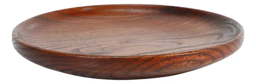 comprar Vajilla De Madera Lisa Para Pan, Plato De Condimento Redondo