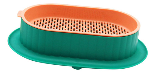 Seed Sprouter Bandeja Gatos Verde Laranja Verde Laranja