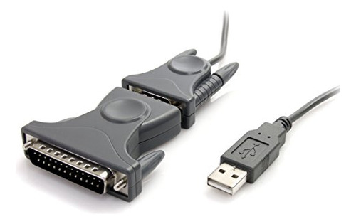 Adaptador Usb A Serie De Startech.com, 3 Pies/1 M, Con Db9 T