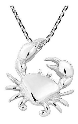 Collar - Crab Claws Cancer Zodiac.925 Sterling Silver Pendan