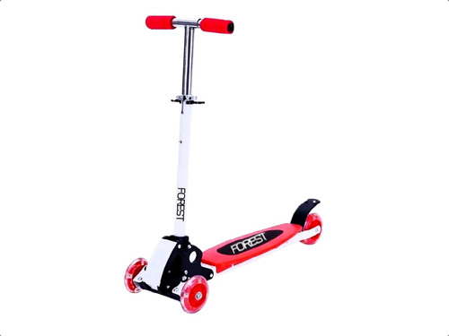 Monopatín Plegable Scoot 4 Ruedas Luces Extensible Infantil