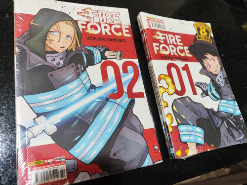 Fire Force Vol. 1 E 2 De Ohkubo, Atsuchi. Editora Panini Brasil Ltda, Capa Mole Em Português, 2021