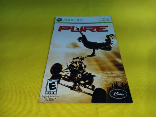 Manual Original Pure  Xbox 360