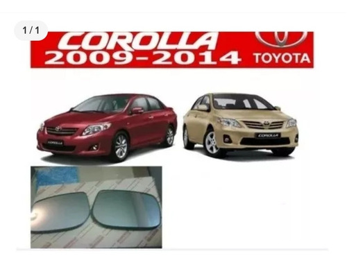 Espejos Luna Retrovisor Toyota Corolla 2009 2010 2011 2013