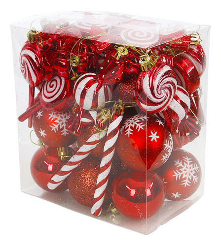 Conjunto De Adornos Navideños Colgante Bola Árbol De Navidad