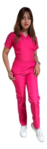 Uniforme Antifluido Scrub Médico Mujer + Obsequios Lavables