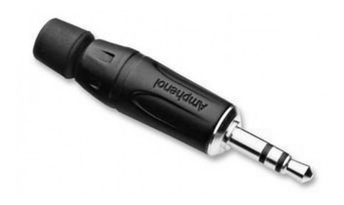 Ficha Conector Mini Plug Stereo 3,5mm Amphenol Ks3pb Nickel