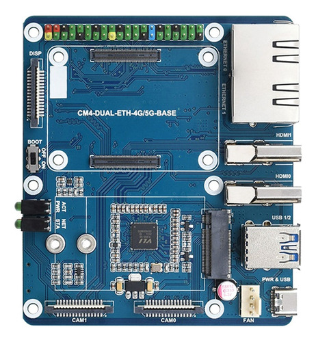 Para Placa Base Cm4 De Doble Puerto Ethernet Gigabit Core Bo