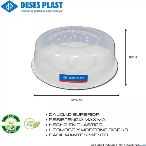 Tapa Microondas 26cm Plástico Pettish Online Cg