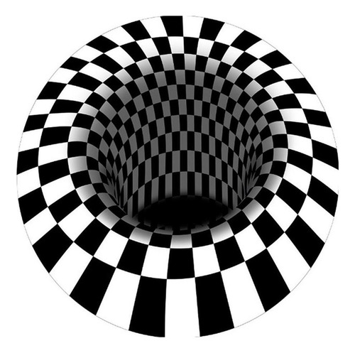 Zx 3d Remolino Impreso Áreas De Ilusión Óptica Alfombra