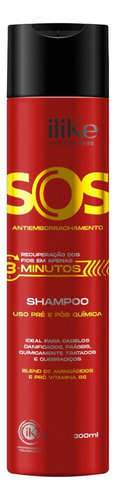 Ilike Sos Shampoo Antiemborrachamento Age Em 3 Min. - 300ml