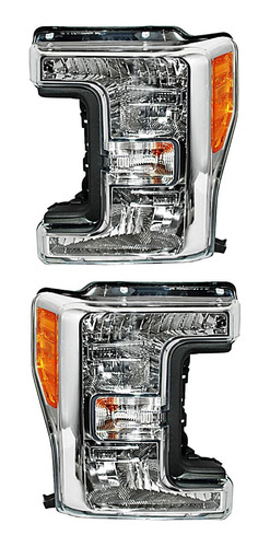 (2) Faros Tyc Super Duty Ford 17-18