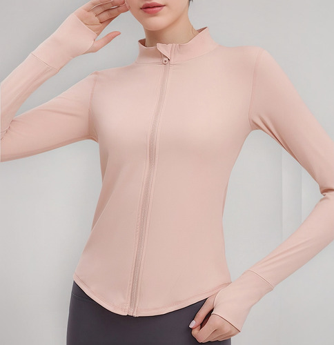 Blusa De Yoga Para Mujer Playera Deportiva De Manga Larga