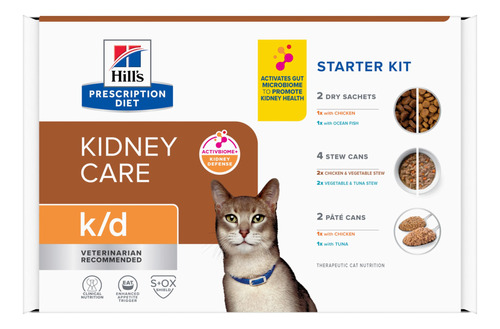 Hill's Prescription Diet K/d Kidney Care Starter Kit Paquete