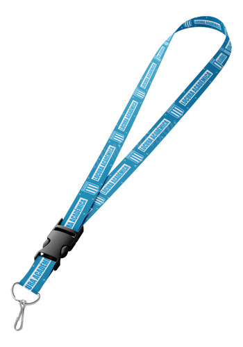 Llavero Cinta Cuello Lanyard - Futbol - Racing - L3p