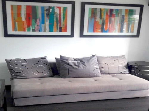 Imagem 3 de 15 de Flat Em Moema Confira ! 1 Dorm 36m² 1 Vaga - Sf33857