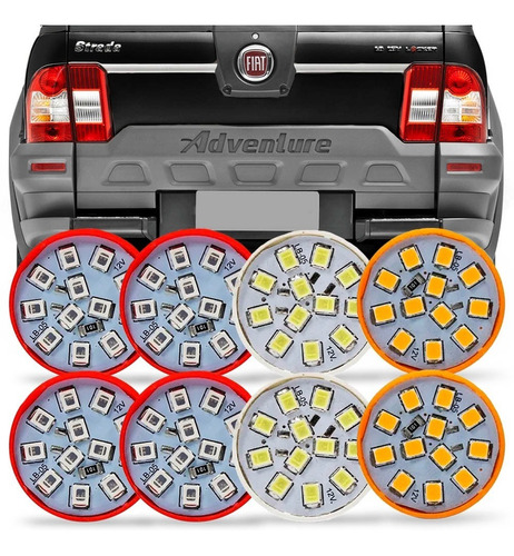 Kit 8 Lampada Led Para Lanterna Strada Adventure 2008 A 2013