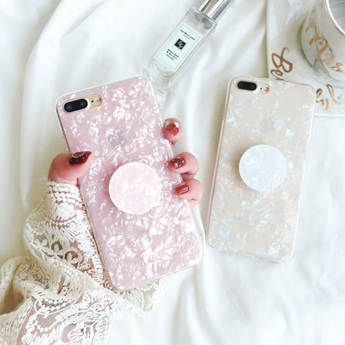 Case Marmol + Pop iPhone Galaxy Huawei Dama Hombre Mujer