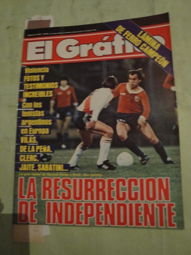 El Grafico 3374 Independiente Ferro Sabatini Boca Argentinos