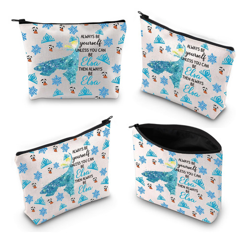 Bolsa De Maquillaje Princesa Elsa Para Fanáticos De Frozen