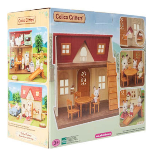 Calico Critters Casa Juegos Ternurines Incluye Personaje Crema