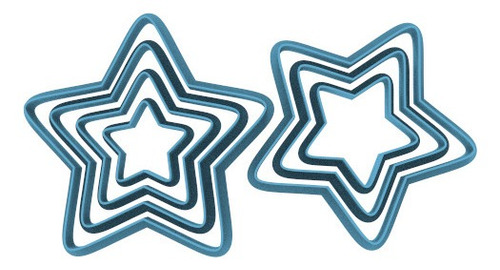 1925 Árbol De Estrellas X7 Cortante Para Galletas