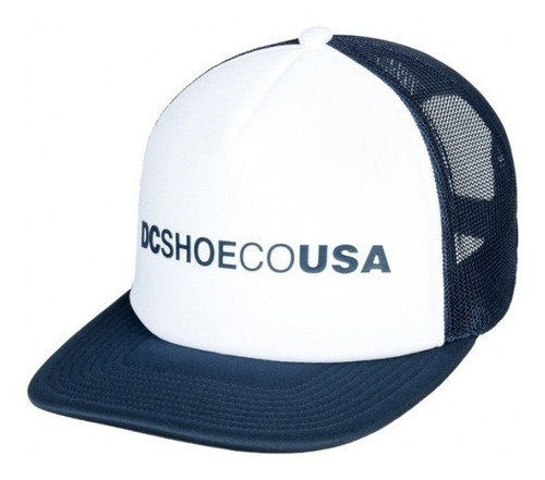 Gorra Dc Mod Lieberson Azul Blanco Trucker Nueva Coleccion