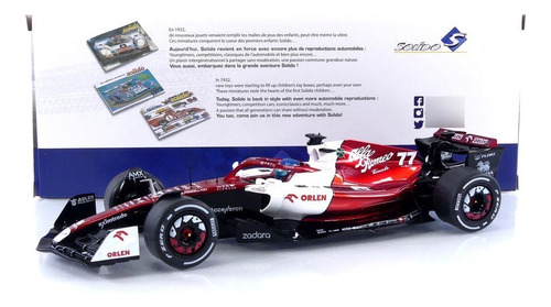 Modelo Alfa Romeo C42 Emilia Romaña Gp 2022 A Escala 1 18
