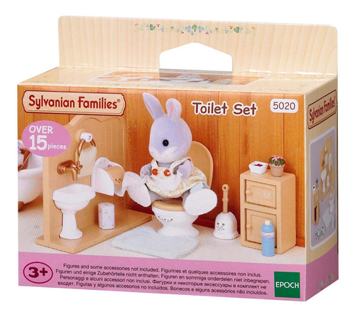 Juguete Mini Set Baño Accesorios Sylvanian Families Niño Ax®