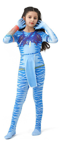 Disfraz De Cosplay For Niños Avatar Cos, Traje Ajustado