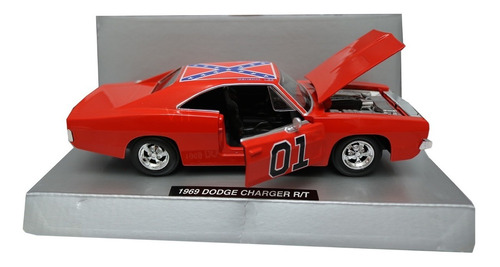 Carro The Dukes Of Hazzard General Lee Dodge Charger 1/25