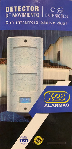 Sensor Movimiento Infrarrojo Exterior Alarma X28 Mx 52 Mpxh Apto Mascotas Pequeñas