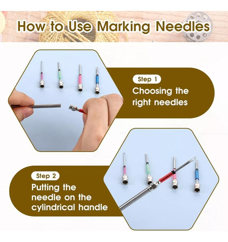 9 Needles Magic Bordado Set,caja Y Cambiador Cabeza Roscador