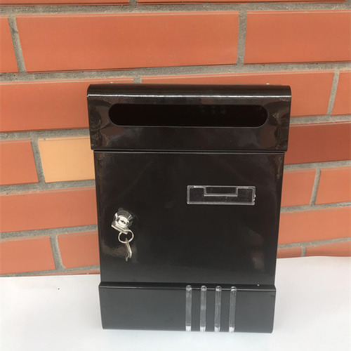 Buzón Exterior De Montaje En Pared Con Cerradura De Llave,