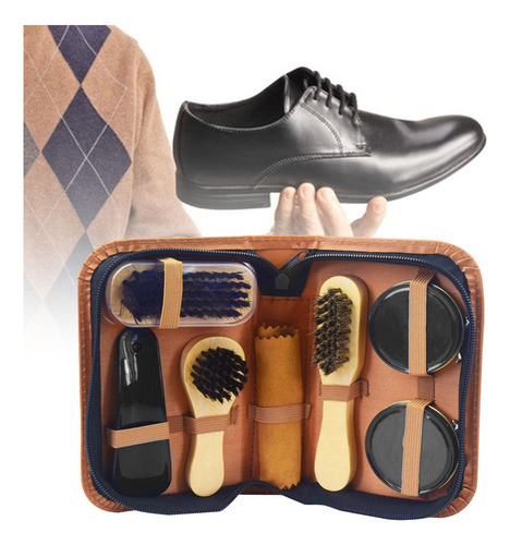 Kit Para El Cuidado Del Calzado Kit Para Lustrar Zapatos,