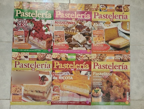 Lote 25 Revistas De Pastelería Artesanal +10 Tomos Extras (Usado)