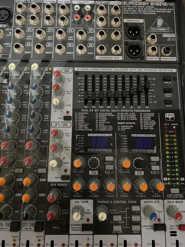 Mixer Behringer Eurodesk Sx3242fx (Usado)