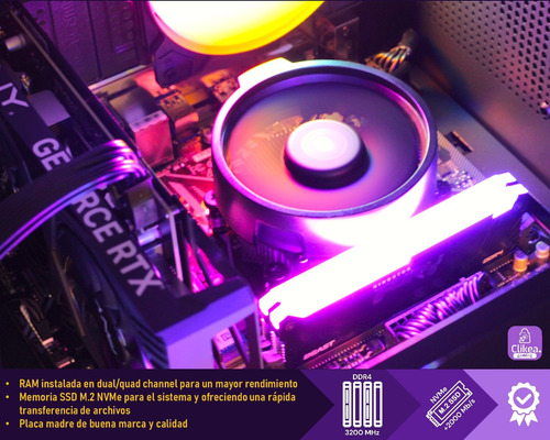 Pc Gamer Doom Ryzen 7 5700g 1 Tb M.2 Ssd 32gb Ddr4 Rtx 3050