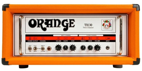 Cabezal Orange Th30 Thunder Valvular 30 Watts Guitarra Color Naranja