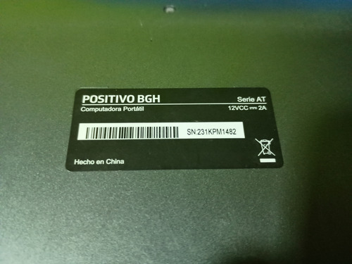 Notebook Positivo Bgh Serie At - Repuestos Gris (Usado)