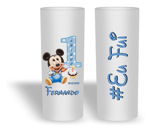 Imagem 1 de 1 de 70 Copos Brancos Personalizado Mickey