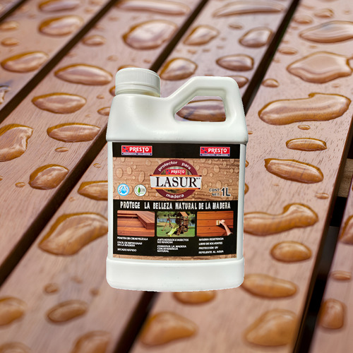 Protector Para Madera Presto Lasur Color Arce 1lt