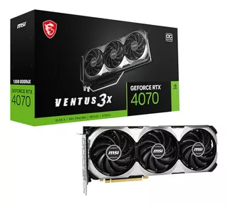 Tarjeta Gráfica Msi Geforce Rtx 4070 Ventus 12g Oc